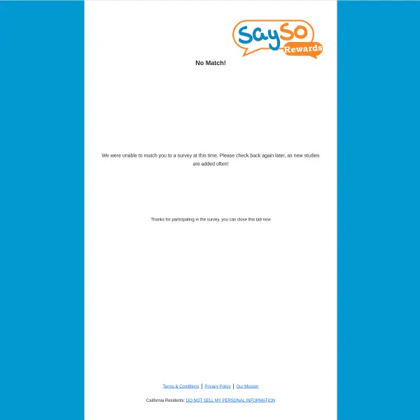 SaySo Survey - AU