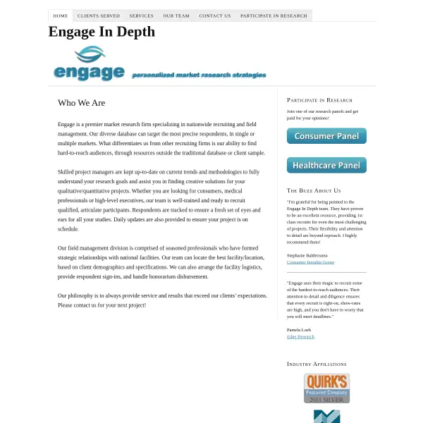 Engage In Depth - US